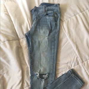 Destroyed Rockstar jeans {Old Navy}